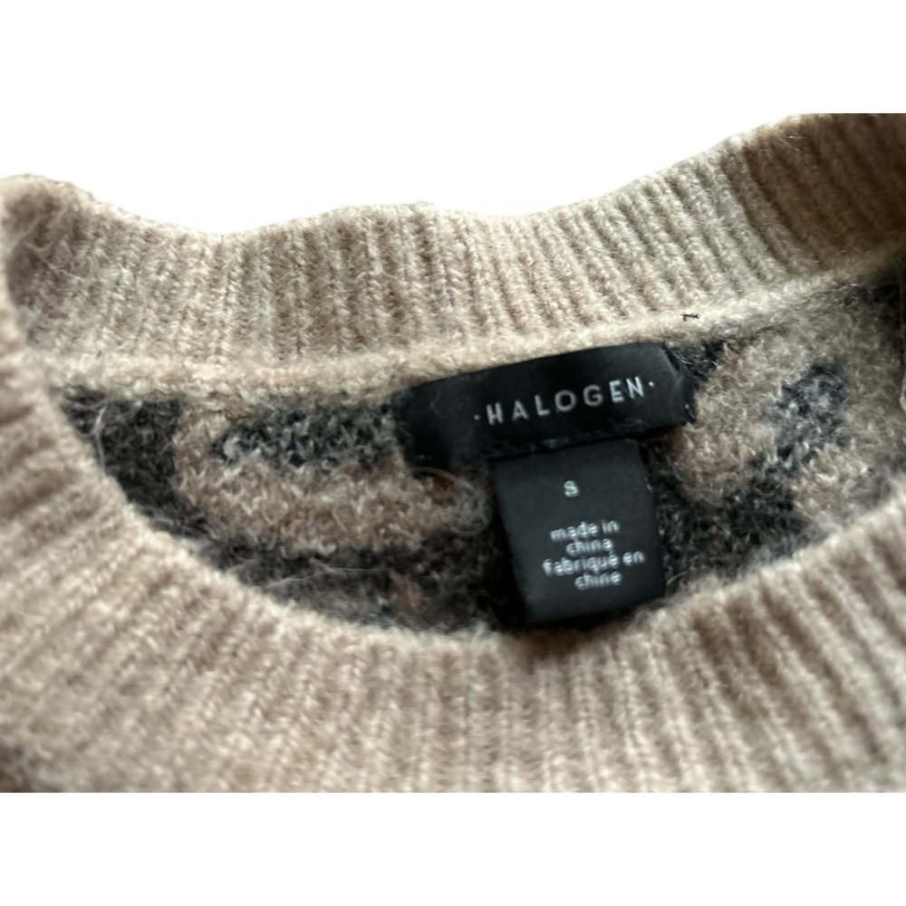 Halogen Leopard Print Pullover Sweater Women's Si… - image 5